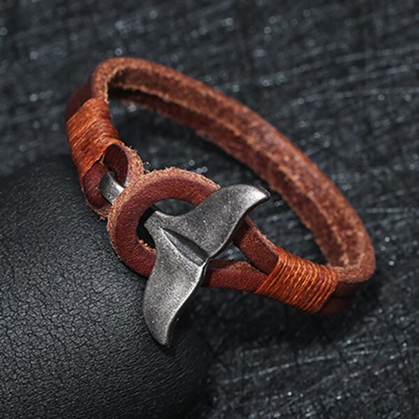 دستبند دم وال چرم