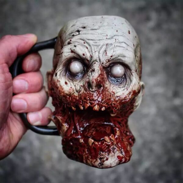 لیوان زامبی دستساز هالوین Bloody Horror Zombie Cup