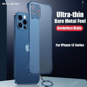 کاور فریم لاکچری ایفون مات Rimless Case iPhone 13 12 11