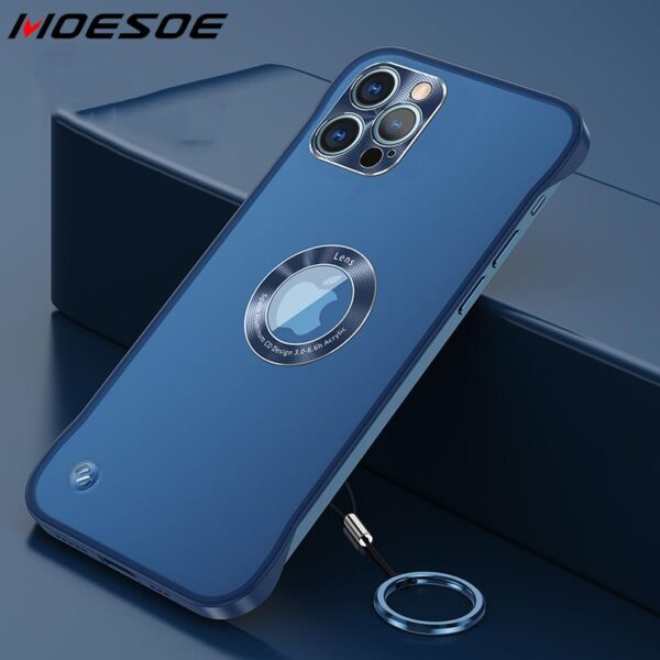 کاور فریم لاکچری ایفون مات Rimless Case iPhone 13 12 11