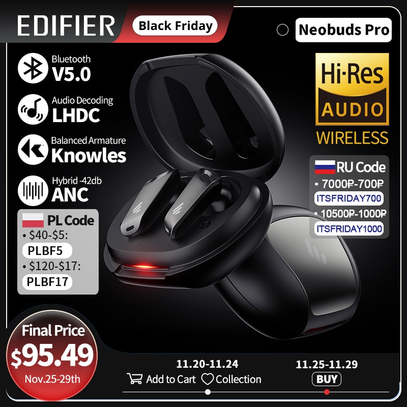 هندزفری حرفه ای نئوبادز ادیفایر EDIFIER Neobuds Pro TWS Wireless 2 هندزفری حرفه ای نئوبادز ادیفایر EDIFIER Neobuds Pro TWS Wireless - Image 2