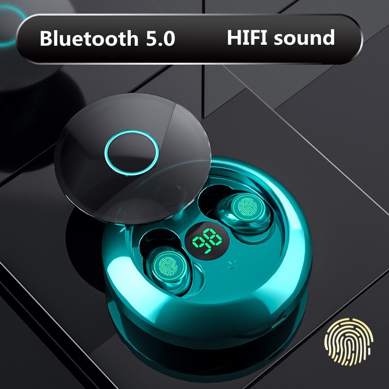 هندزفری یوفو ضد آب فول رنج Wireless HIFI LED Touch Earbuds 1 هندزفری یوفو ضد آب فول رنج Wireless HIFI LED Touch Earbuds