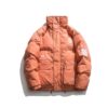 Orange parkas