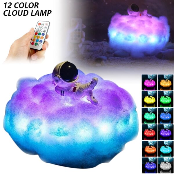 لامپ دکوری ال ای دی آسترونات LED Colorful Clouds Astronaut Lamp