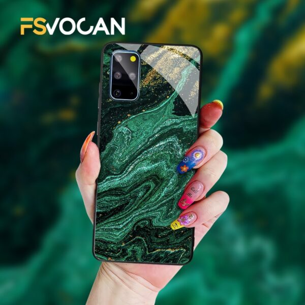 قاب لاکچری سامسونگ طرح سنگ یشم Jade Stone Case