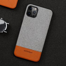 قاب آیفون لاکچری چرم و کانواس