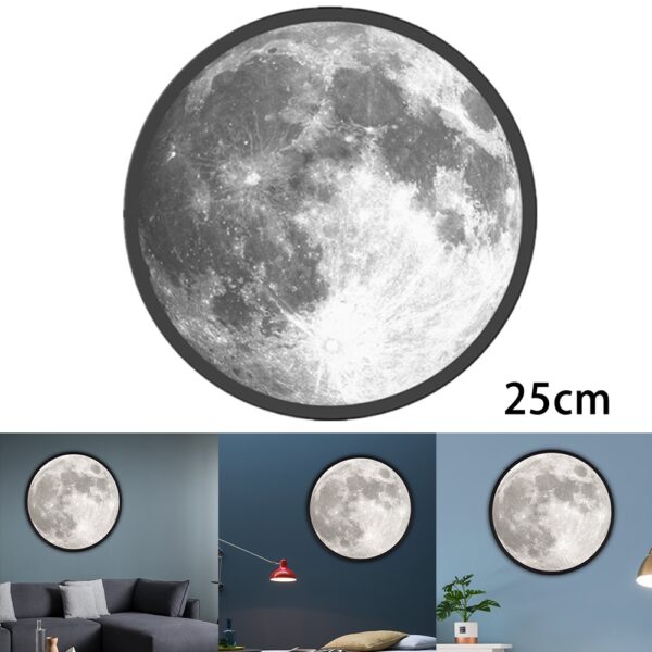 آینه و ماه سه بعدی LED Mirror Moon