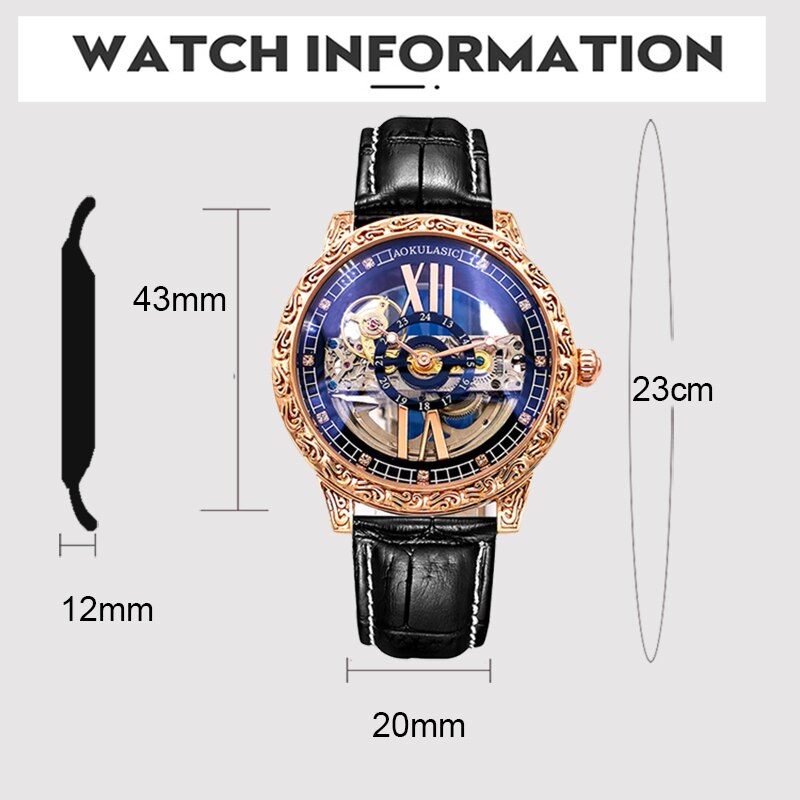 ساعت لاکچری مکانیکال Reloj Hombre 2 ساعت لاکچری مکانیکال Reloj Hombre - Image 2