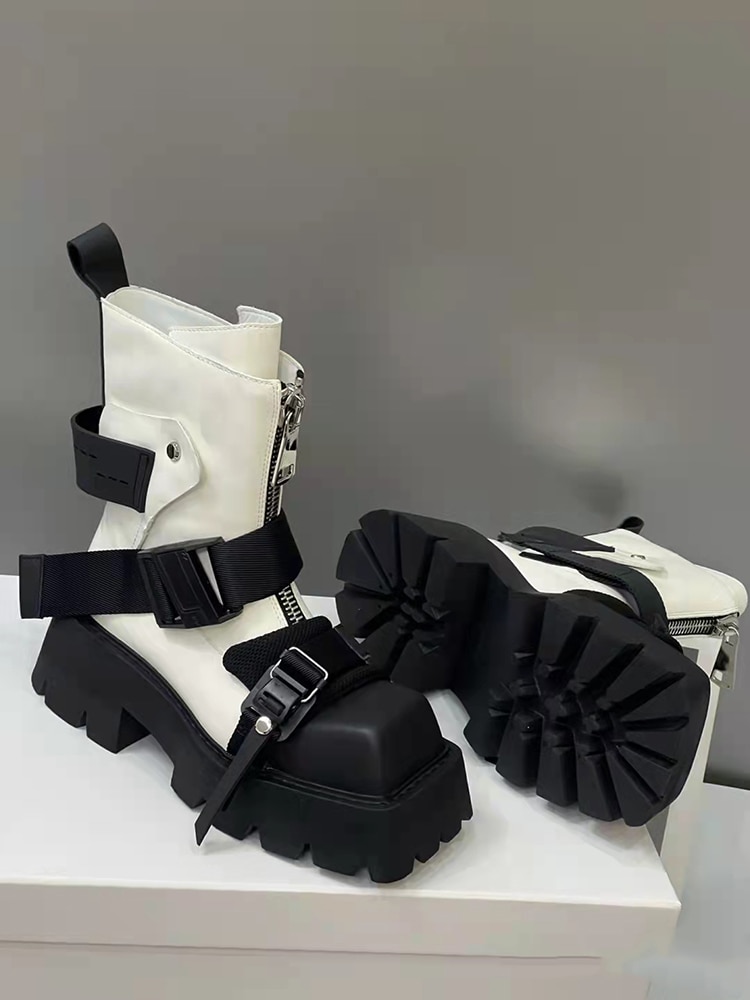بوت چانکی هل Chunky Heel Station 3 بوت چانکی هل Chunky Heel Station - Image 3