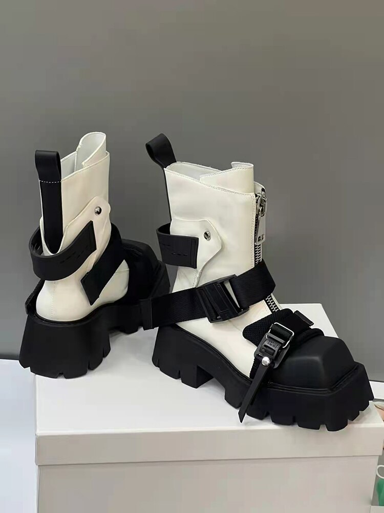 بوت چانکی هل Chunky Heel Station 4 بوت چانکی هل Chunky Heel Station - Image 4