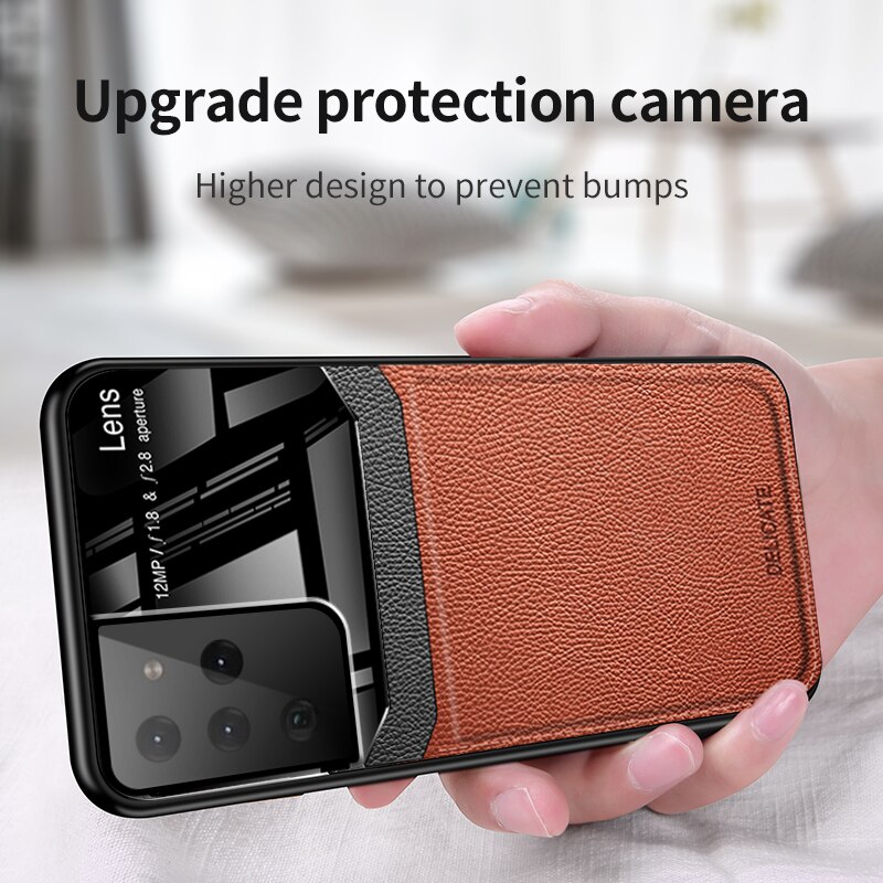 قاب لاکچری چرم و پلکسی گلس Samsung Galaxy 3 قاب لاکچری چرم و پلکسی گلس Samsung Galaxy - Image 3