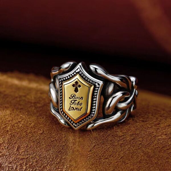 انگشتر نقره Born to be Loved