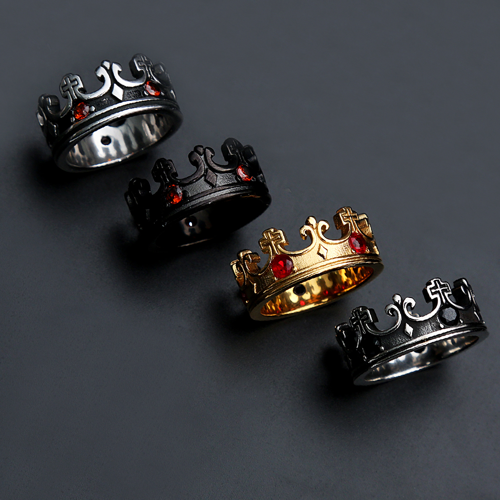 انگشتر تاج نگین دار