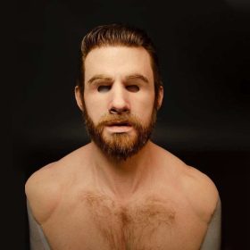 ماسک سیلیکون و موی طیبعی فول بادی