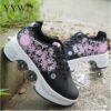 black silver pink