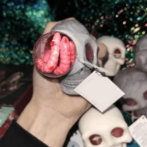 جمجمه سیلیکون هالووین پمپی