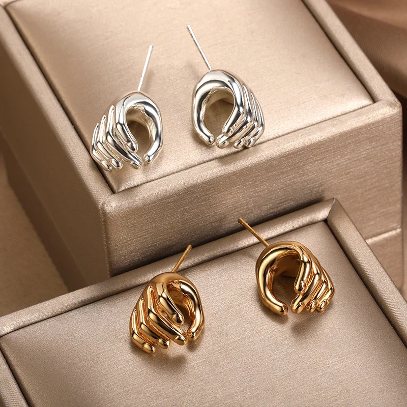 گوشواره نگهدارنده هندزفری طرح دست 3 گوشواره نگهدارنده هندزفری طرح دست - Image 3