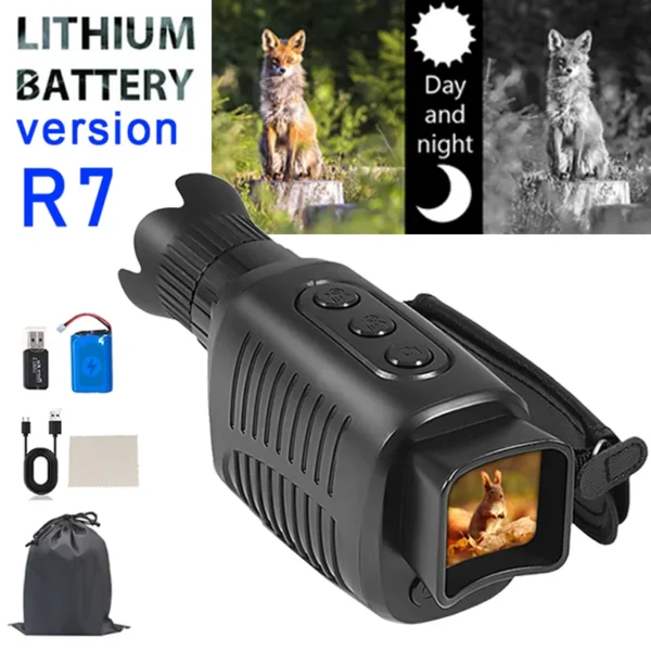 دروبین دید در شب فول اچ دی مادون قرمز تک چشم