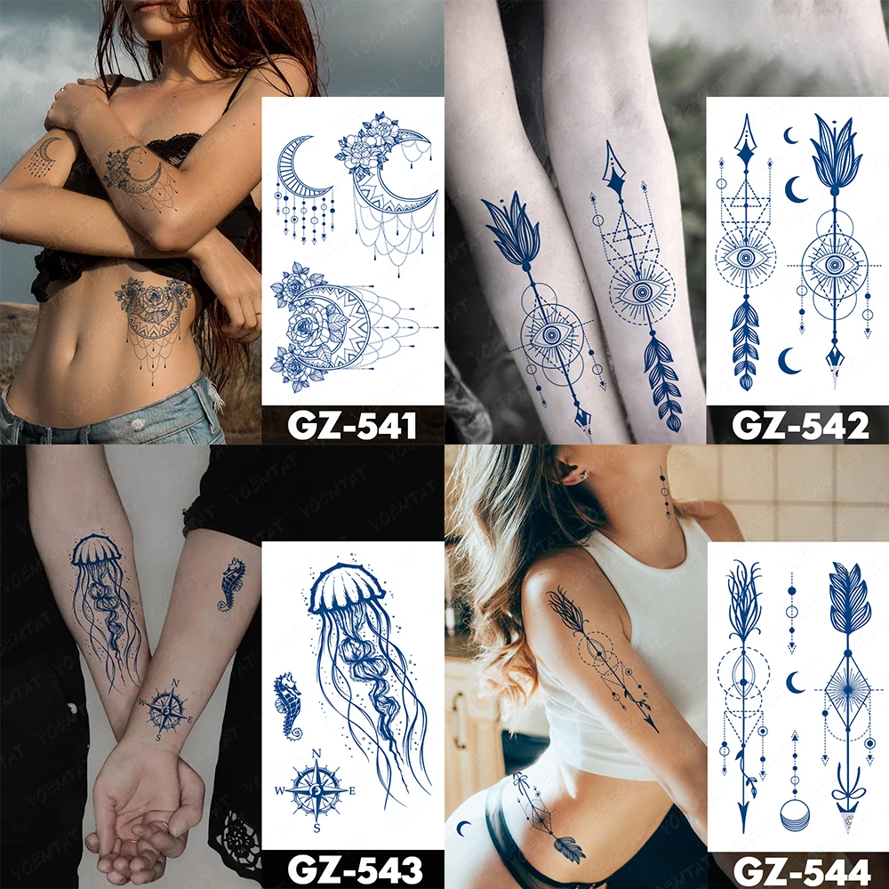 تتو موقت جذبی سایز متوسط گیاهی ضد آب و مواد شوینده 25 kf S5fb21488ed3f46eeb586aac0436d734ag