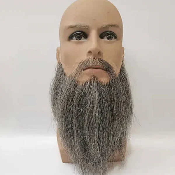 پروتز ریش توری موی طبیعی 20 سانت