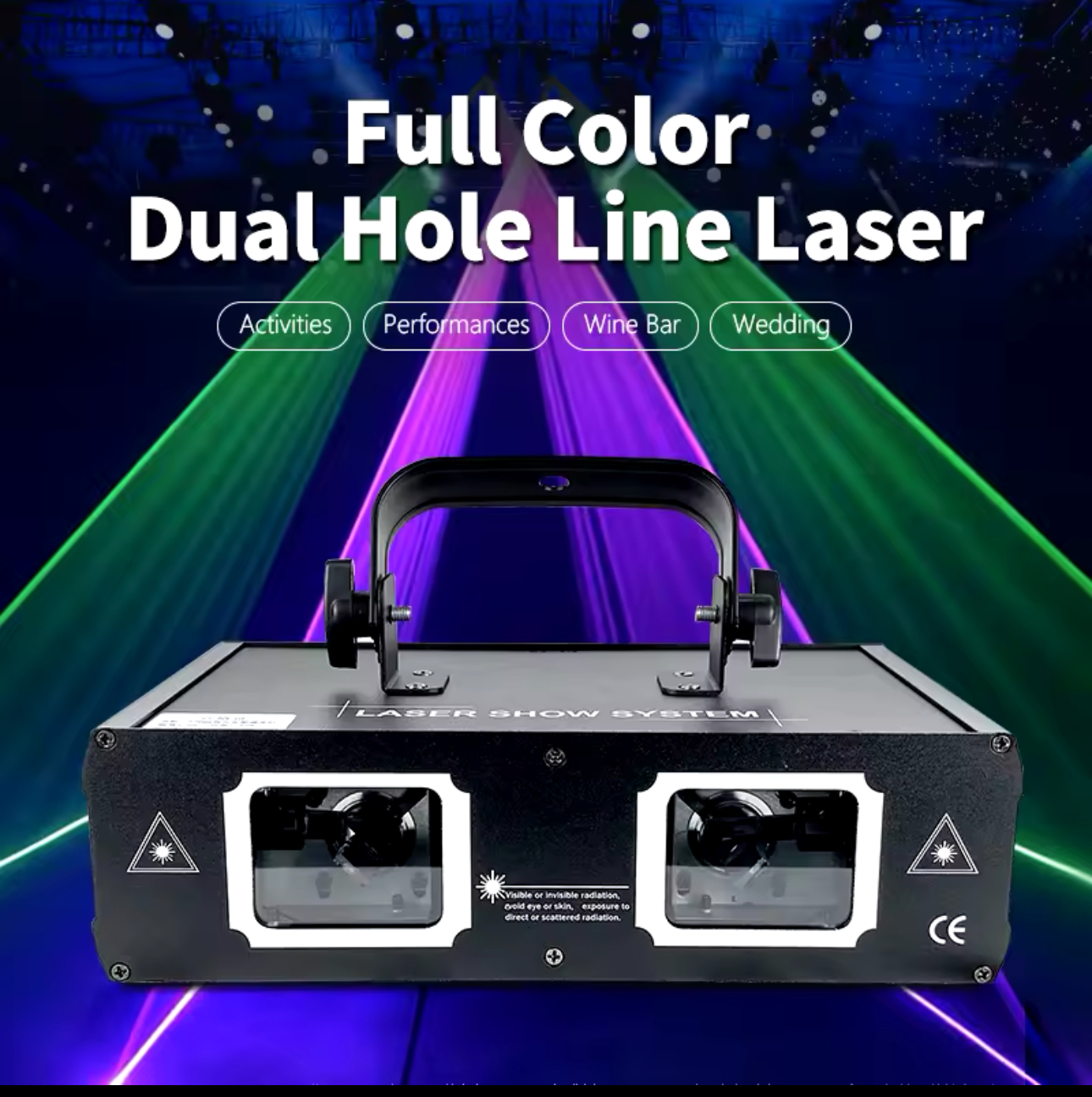 سیستم لیزر شو دابل dmx512 1 سیستم لیزر شو دابل dmx512