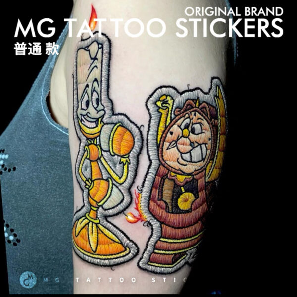 تتو موقت سه بعدی کارتونی پچ