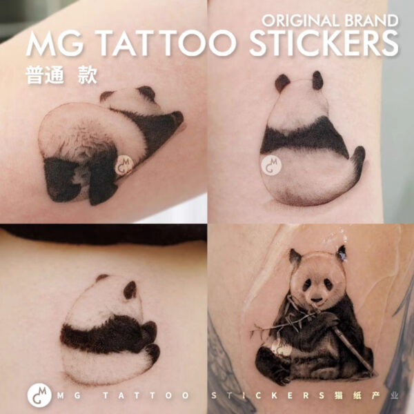 تتو موقت سه بعدی پاندا