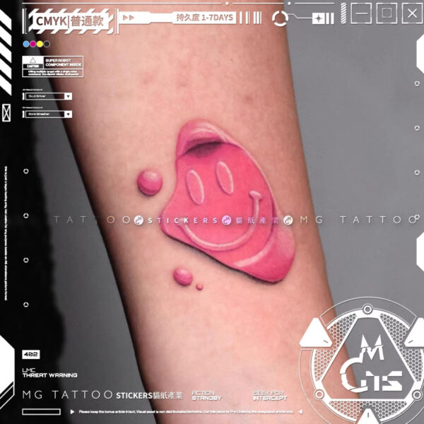 تتو موقت سه بعدی emoji