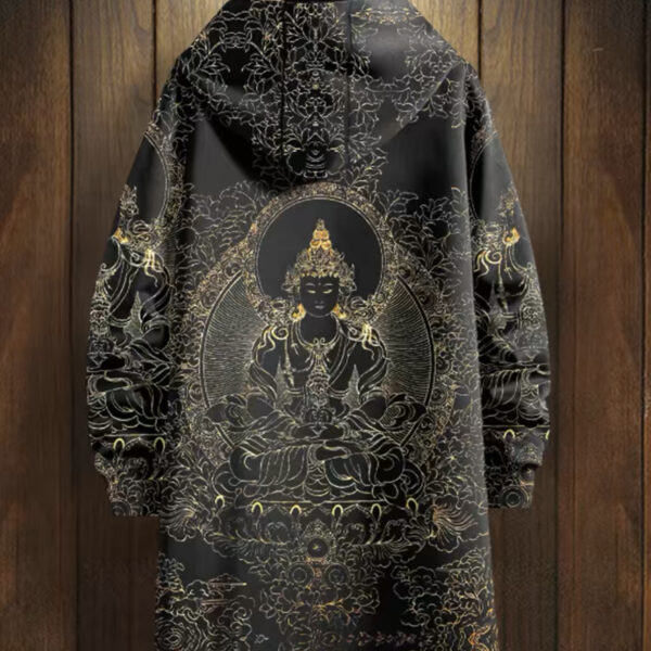 هودی فشن بلند طرحدار بودا