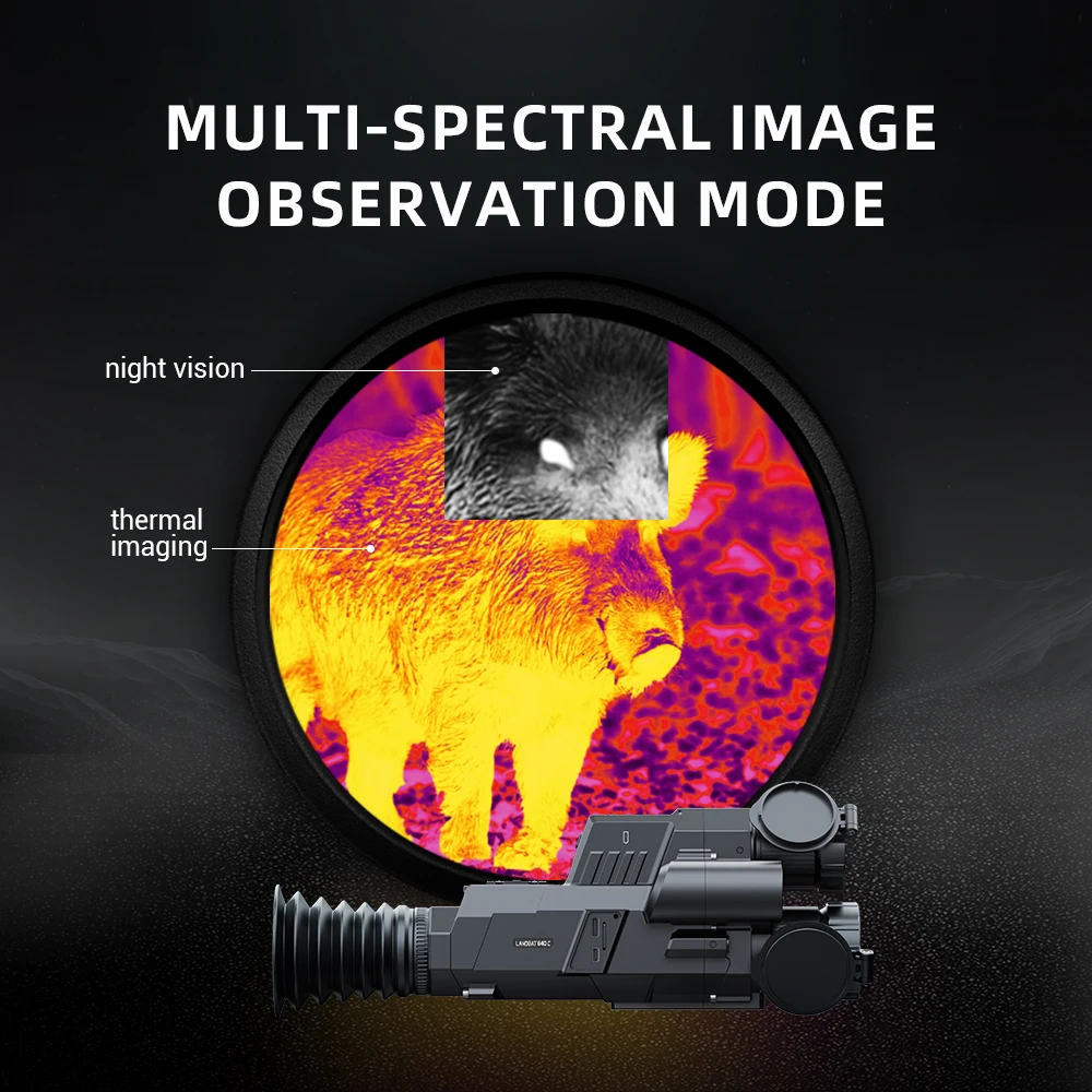 دوربین حرفه ای شکاری ترمال دید در شب مادون قرمز و حرارتی PARD LA6C 8 kf S80aa68ce88b84e619286157109a7a665n