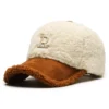 white-brown-cap
