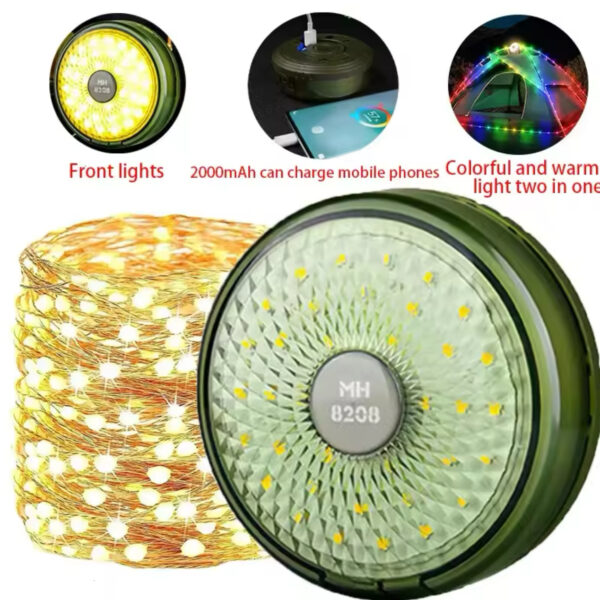 گجت چند کاره ریسمان ال ای دی پاوربانک