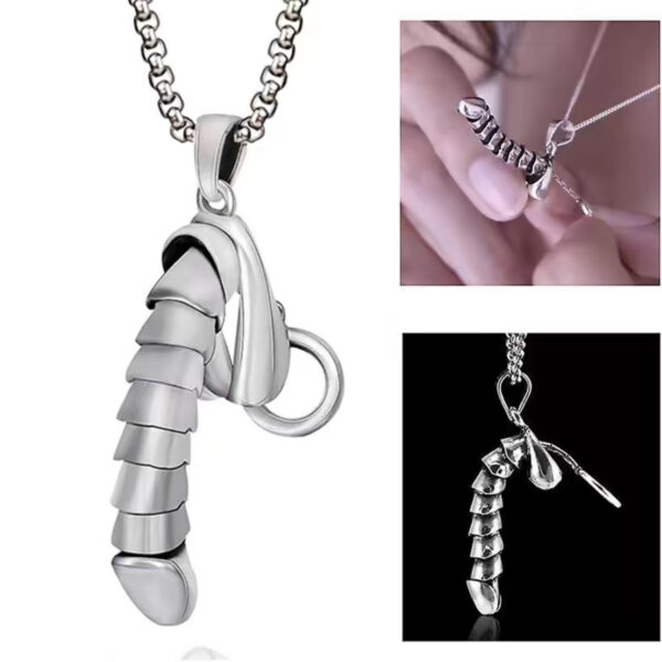 گردنبند نقره طرح پینس