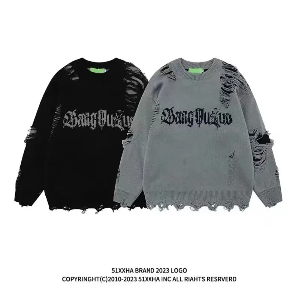 بافت چاک دار Hipster Knitwear