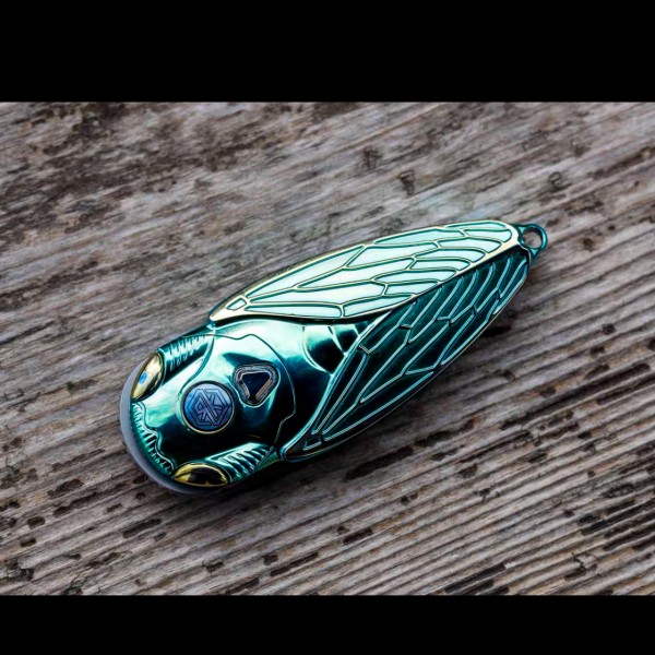چاقو اورجینال ضامن دار جیبی طرح بال کمپینگ Rika Cicada