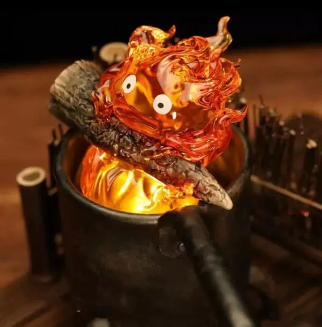 چراغ خواب انیمیشن قلعه متحرکcalcifer 4 چراغ خواب انیمیشن قلعه متحرکcalcifer - Image 4