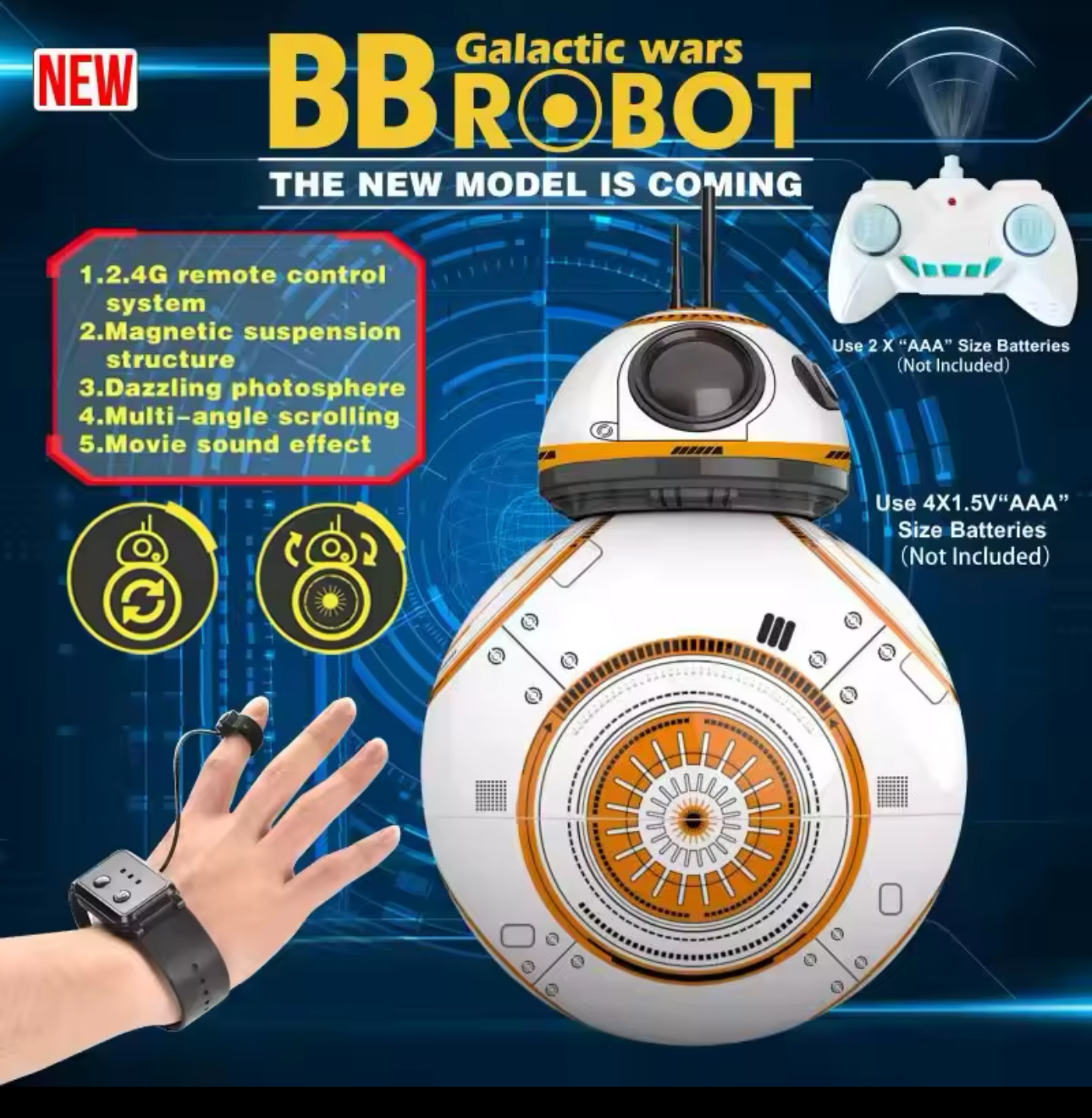 ربات هوشمند استاروارز BB Robot 1 ربات هوشمند استاروارز BB Robot