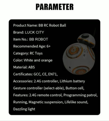 ربات هوشمند استاروارز BB Robot 16 IMG 9180