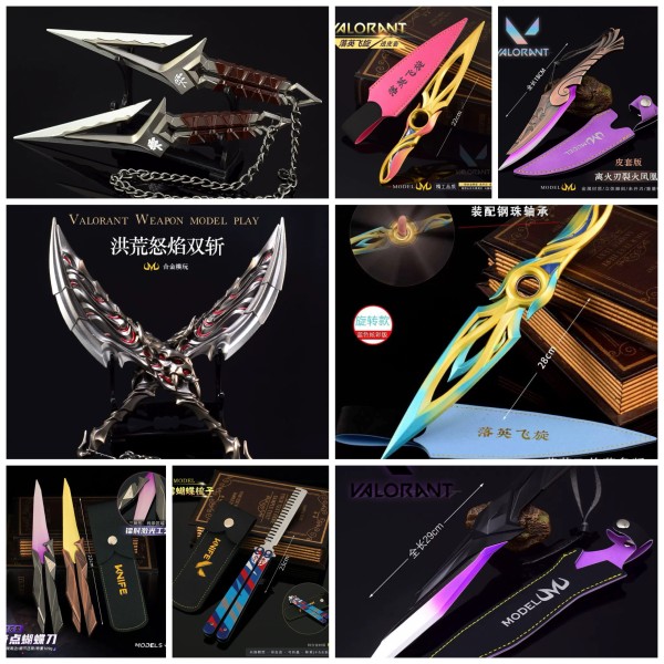 کالکشن چاقوهای انیمه  ۲Valorant Weapon