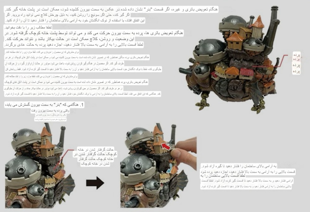 فیگور قلعه متحرک هاول - Image 3