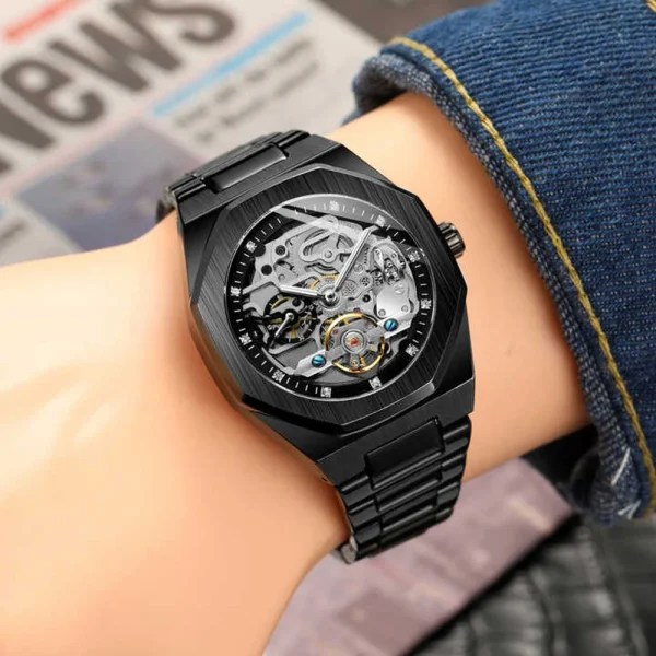 ساعت اورجینال Forsining مکانیکال شبنما