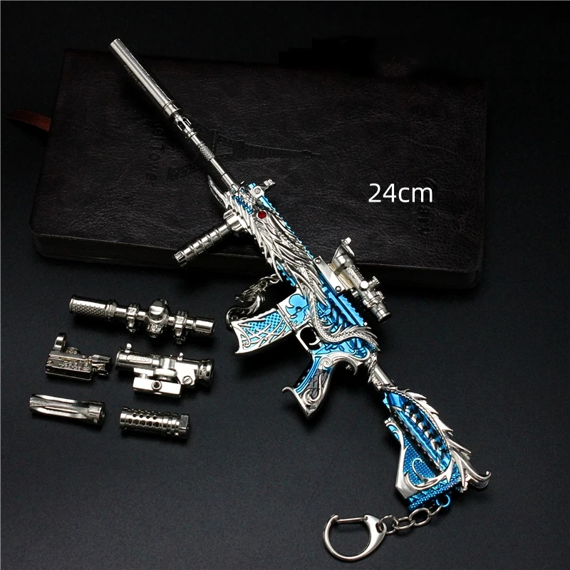جاکلیدی گان فلزی پاپجی ۲۱ تا ۴۲ سانت M416 PUBG 17 kf S7cd7c579b9da49fb94e4d01a15d879f2z