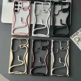 قاب لاکچری سه بعدی پینک دویل سامسونگ Hollow Snake