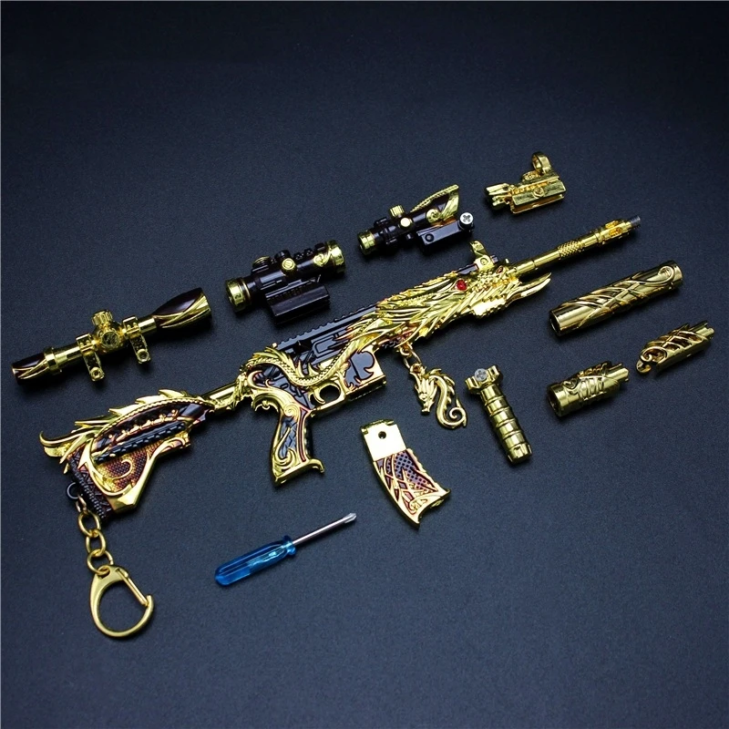 جاکلیدی گان فلزی پاپجی ۲۱ تا ۴۲ سانت M416 PUBG 6 kf Se24a3f8f06d34198b7de18bdb2f0cb3bo