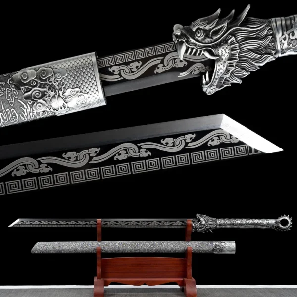 شمشیر افسانه ای دستساز بتل دراگون فلزی