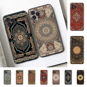 قاب لاکچری طرح فرش ایرانی آیفون