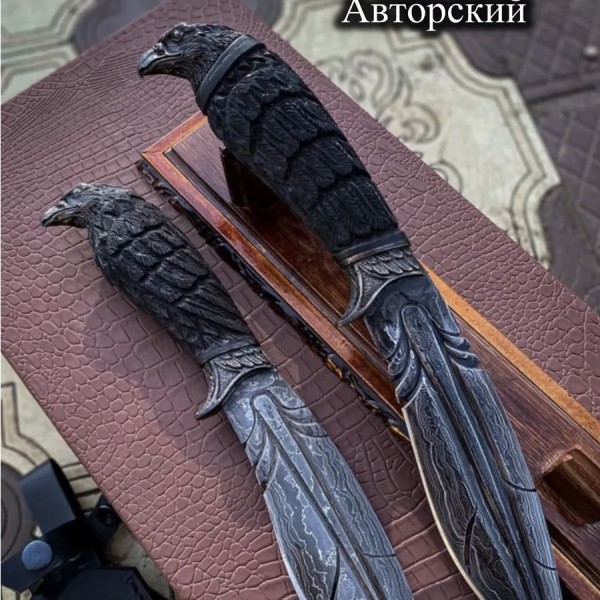 کالکشن نایف دستساز RAVEN Damascus
