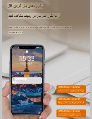 قفل نامرئی هوشمند سنسور دار کارتی 4 IMG 4157