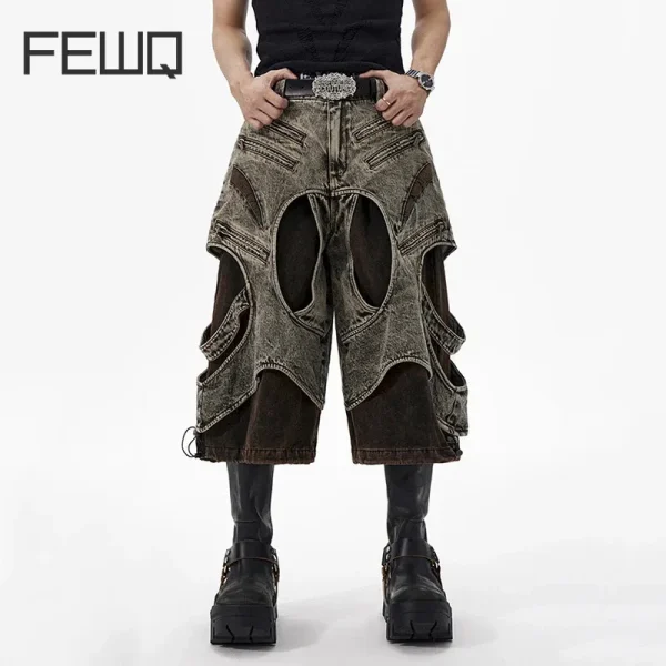 شلوار آمریکایی فشن جین دولایه Multi Zipper