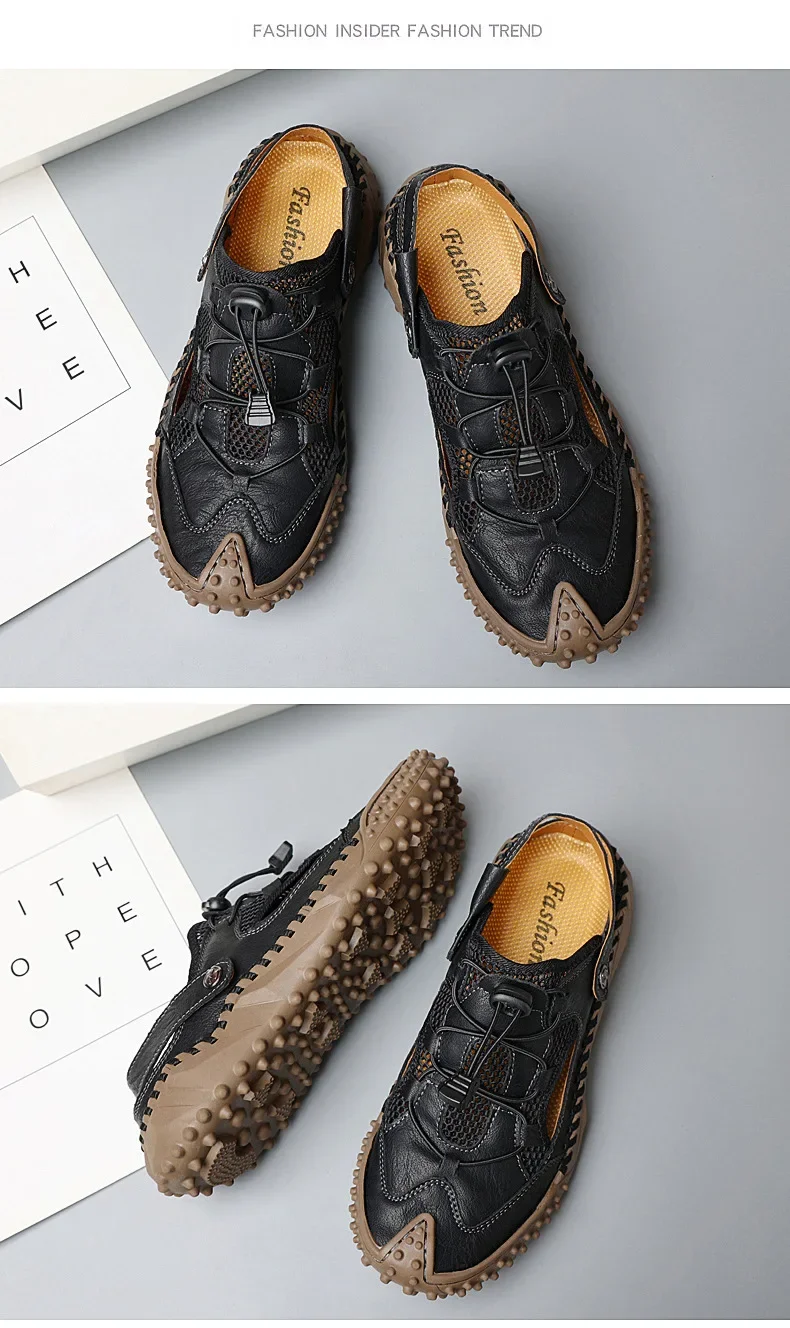 کفش تابستانه چرم طبیعی Mocassins 18 kf Sde759427456b4a34b81aedb8f09ce0f3j